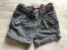 Short velours fille gris OKAIDI taille 8 ans TBE