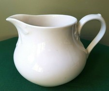 Pichet Broc Blanc ancien en Porcelaine de Paris XIX ème - espriantik31