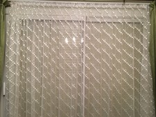  Voilage blanc cassé pour porte fenêtre