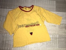 CATIMINI 6 MOIS Garçon : T SHIRT SAILOR JAUNE ML TBE   !