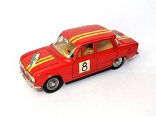 VRAI Dinky Toys FRANCE 1401 Alfa Romeo Giulia TI Rallye 60's Proche neuf d'orig.