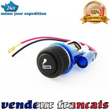 12V Bleu Allume-Cigare Voiture lumineux universel avec eclairage auto voiture 