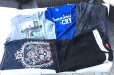 T-SHIRT MANCHE LONGUES + 1 COURT ENFANT GARÇON 12 ANS 152 BOY JEAN 12 YEARS