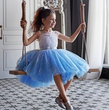 Robe Costume Enfant Fille princesse robe tenue de soirée cadeau anniversaire