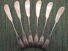 SET 6 BUTTER KNIVES! Vintage TOWLE SUPREME CUTLERY: BETSY ROSS pattern: LOVLEY!