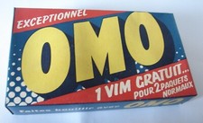 Ancien paquet de lessive OMO savonneries lever ( encore plein ) des années 50