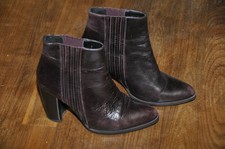 Bottes Zara rouge bordeaux foncé - Pointure 39 - en bon état
