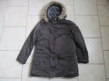 Manteau fille marron Okaidi 12 ans 150 cm fourrure grise 