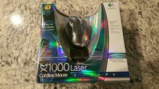 Logitech MX1000 Laser Cordless Wireless Mouse Charger COMPLETE original