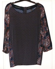 Jolie blouse bleu brique… MAISON SCOTCH T 2 TBE