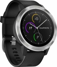 Garmin Vivoactive 3 30.4mm Stainless Steel Smartwatch 010-01769-01 OPEN BOX