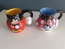 Lot De Deux Mugs Mickey et Minnie Disneyland resort paris 