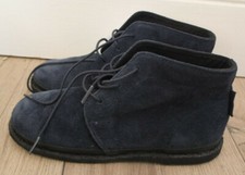 Superga Cuir Bottines Gr. 36 Américaine 4 1/2 Royaume-Uni 3 1/2 Neuf Bleu