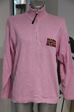 joli pull femme over size coton rose NAPAPIJRI taille XS en EXCELLENT ÉTAT