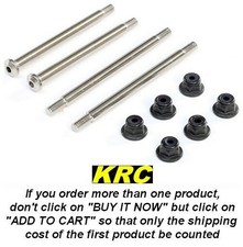 TLR244044 - OUTER HINGE PINS 3.5mm NICKEL (4): 8IGHT-X, XE, XT/XTE