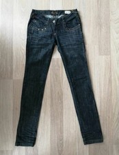 Jean bleu foncé taille basse coton elasthanne skinny T38 Blue Rags (2205039) W38