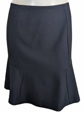 ? Caroll  Taille 42 ? Superbe jupe doublée marron foncé polyester mélangé 