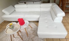 canapé d'angle en cuir