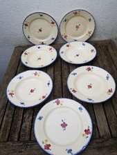 Lot Anciennes assiettes Creuses Et Plates digoin Sarreguemines modèle Mary Lou
