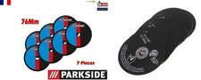 PARKSIDE® 7 DISQUES METAL 76mm pour BOSCH GWS 10,8/12V-76 et Parkside PWSA 12