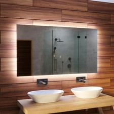 Lumineux Moderne Miroir Salle De Bain Rectangulaire ECO LED DILI