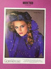 Pub Gianni Versace 1980 mode vintage publicité luxe advertising fashion retro 
