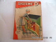 SYSTEME D N°175 JUILLET 1960 TABLE BUFFET DE CUISINE TABLE EN FER FORGE     G64