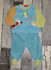 ? 6 mois TISSAIA - MAR406 / Pyjama bleu brodé Mixte ?