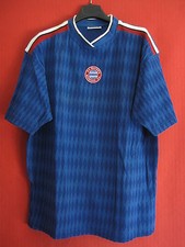 Maillot Adidas Fc Bayern Munchen Munich Tee Shirt Vintage coton Jersey - 4 / L
