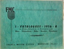 1956 MOTO FMC AIGLON METEORE TROPHEE CATALOGUE DE PIECES SCOOTER TRI BIMA 