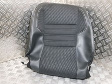 Housse dossier siège avant droit cuir noir - Renault Scenic III Bose 146402532 *