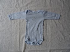 Body bleu à rayures pour garçons, Petit Bateau, 3 mois (60 cm)