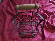 Porte Bouteille Ancien En Métal 2