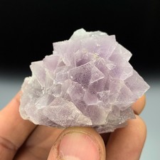 Fine Mineral Specimen - FLUORITE - Gila River, New Mexico, USA - LIGHT PURPLE!!!