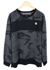 G-Star Raw Rodis Camo Raglan R Sweat Homme XXL Pull à Motifs Ras Cou