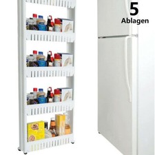 Étagère de cuisine à 5 compartiments, étagère, chariot de salle de bain