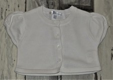 ~ 3 mois KIABI - JUT41 ~ Superbe Gilet boléro blanc Bébé Fille ~
