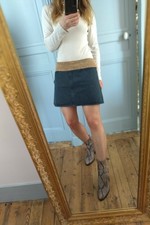 Jupe courte en jean Vanessa Bruno taille M