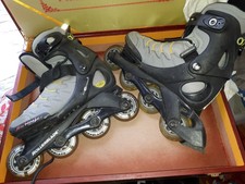 Rollerblade bio dynamic xtra vented pointure 37 jaune et gris