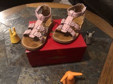 ￼??? CHAUSSURES POM D’API TAILLE 23 FILLE FUSCHIA CUIR YAPO UP STRAP