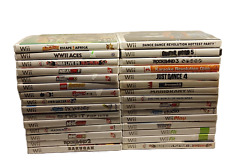 LOT 30 NINTENDO WII GAME WITH MANUAL TESTED FAST SHIPPING (B8)