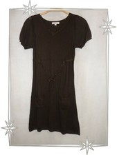 = - Robe Maille Tricotée Marron Lurex  Kenzo Kids Taille S - 156