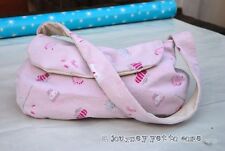 Handmade Cute Rose Pyjama Halfmoon Sac à main hiver Designs avec topstiching