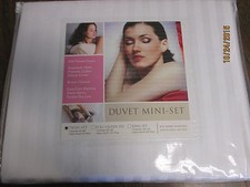 Hotel Style 233 Fils Compte Double Mini Couverture Set Ivoire (Blanc) Couleur