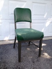 Vintage Steel Emeco Industrial Upholstered Chair