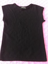 ROBE PULL SANS MANCHES NOIRE FILLE 4 ANS "ZADIG ET VOLTAIRE" OCCASION