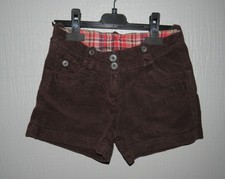 ~  6 ans OKAIDI - LAE96 ~ Superbe short en velours côtelé marron Fille ~ 