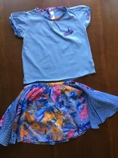 ENSEMBLE Fille 4 ANS Jupe + T-Shirt Clayeux