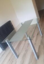 table en verre vintage très bon état 