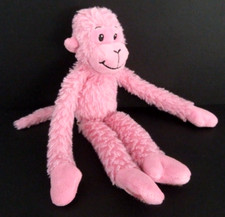 FF. DOUDOU PELUCHE SINGE ROSE FUZZIMALS 30cm  scratch aux pattes  EXCELLENT ETAT